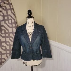 •Emphase Dark Denim Jacket